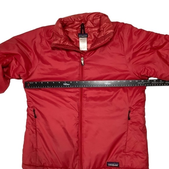 Patagonia Micro-puff Jacket Sz Large Red / Dark Pink Full Zip - Picture 4 of 7